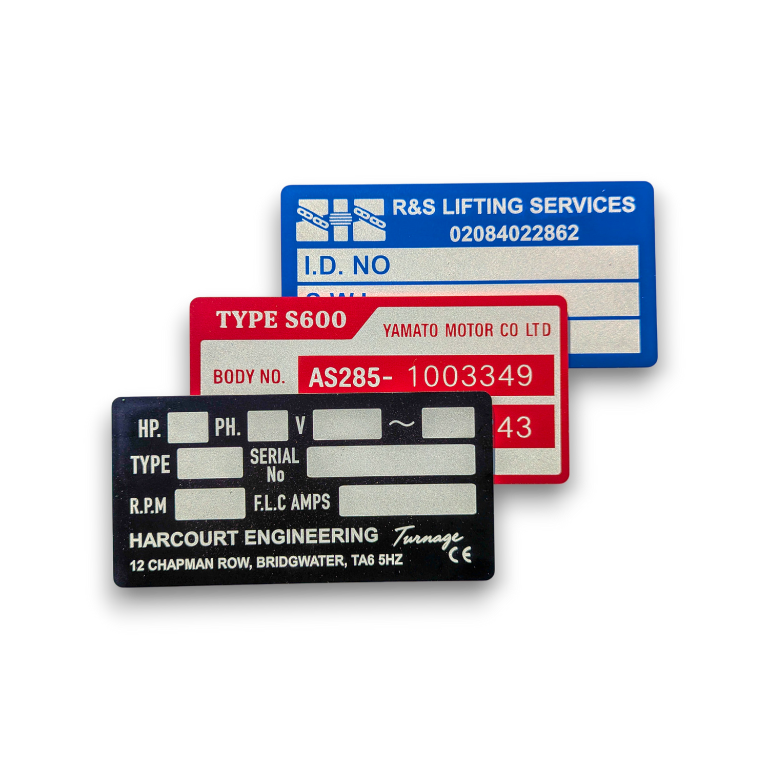 Aluminium Data Plates