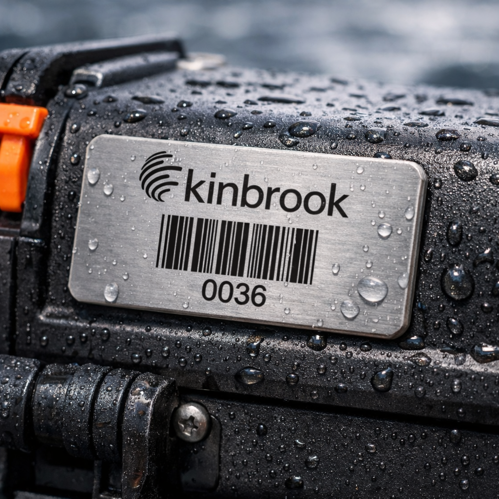 316 Stainless Steel Asset Tags – 50 × 25mm